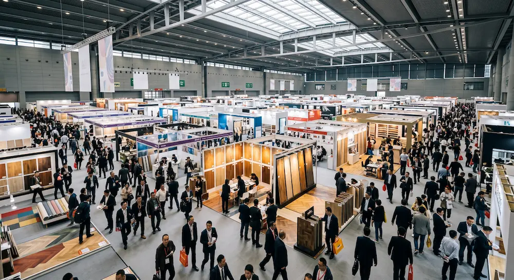 DOMOTEX asia CHINAFLOOR 2026 Shanghai exhibition hall flooring show
