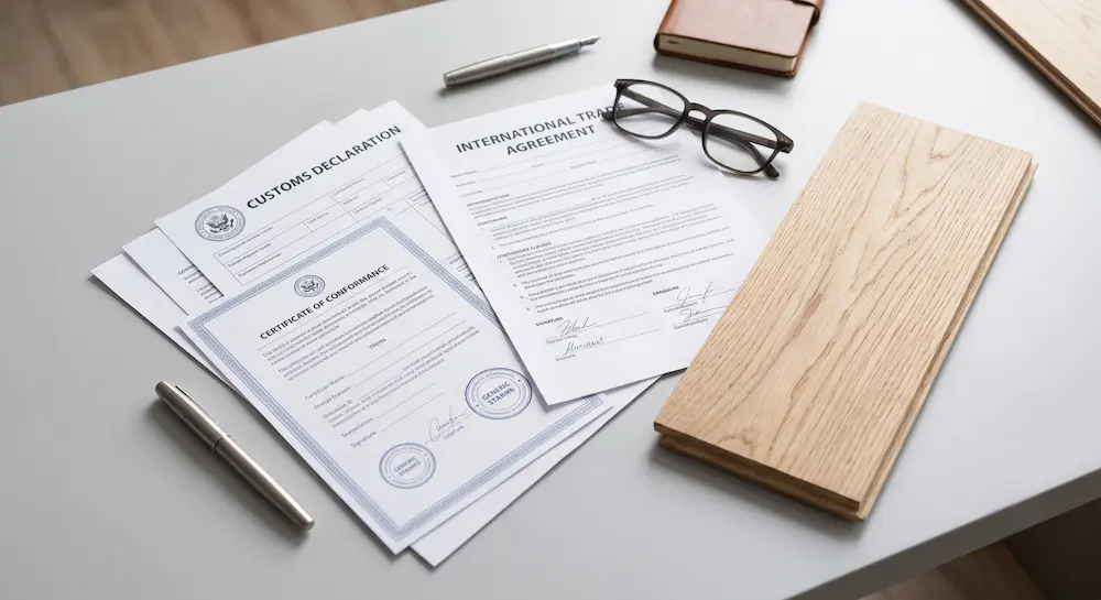 EU anti-dumping duty documentation engineered wood flooring China tariff