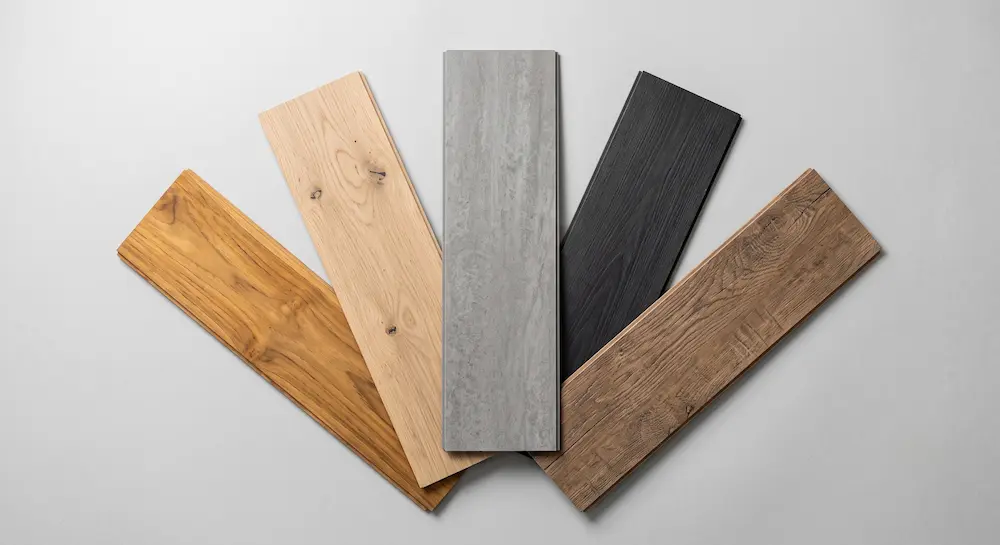 Karlyn Floors product range teak SPC ResinCore laminate flooring samples